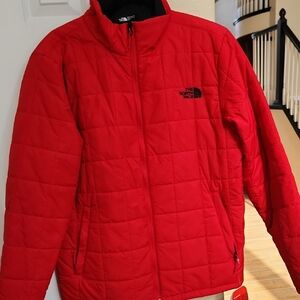 The North Face Men's Red Quilted Puffer Jacket